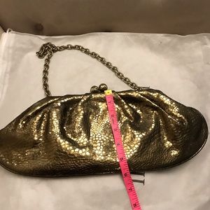 Franchi Collection gold leather bag